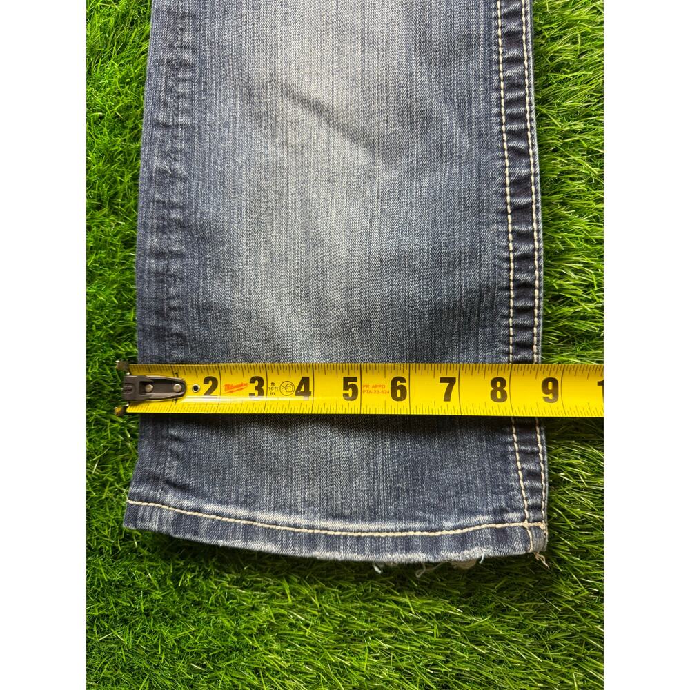 Miss Me Distressed Blue Boot Cut Jeans - Picture 11 of 13